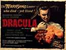 Excitante cartel original inglés de DRACULA